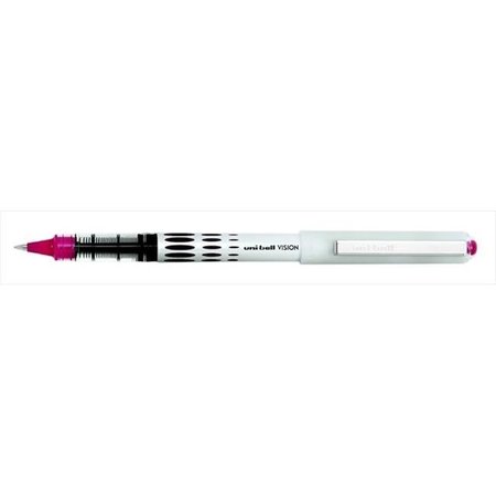 UNI-BALL Uni-ball 002828 Vision Waterproof Rollerball Pen; 0.7 Mm. Fine Tip; Red 2828